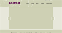 Desktop Screenshot of beetrootmusic.com