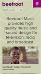 Mobile Screenshot of beetrootmusic.com
